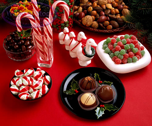 Candy Canes On The Tree or A Stack Of Chocolate Coins - 5 Festive Ways To Give Sweets This Christmas