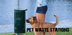 Installation Of Pet Waste Station To Keep Area Clean