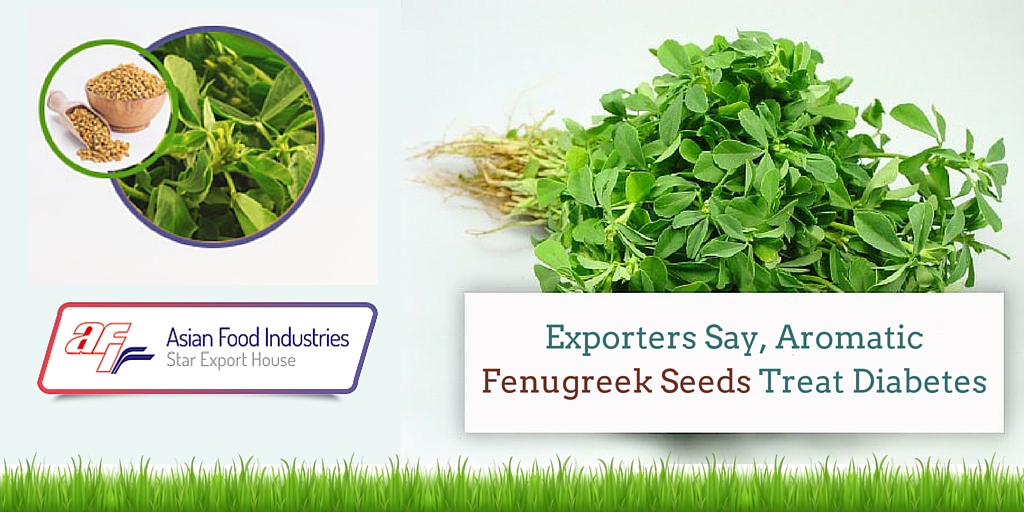Aromatic Fenugreek Seeds Treat Diabetes, Say Exporters