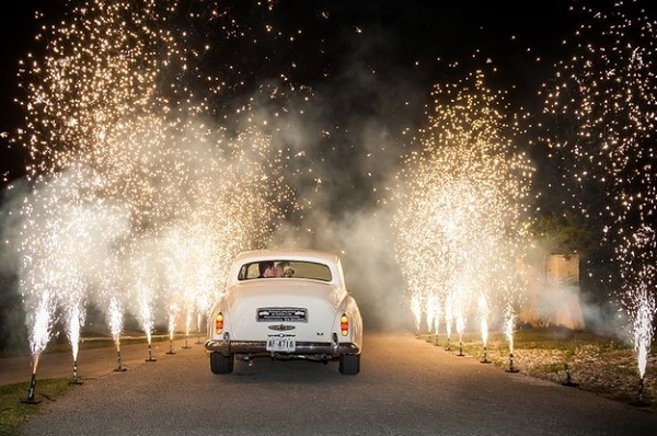 Using Sparklers At A Wedding