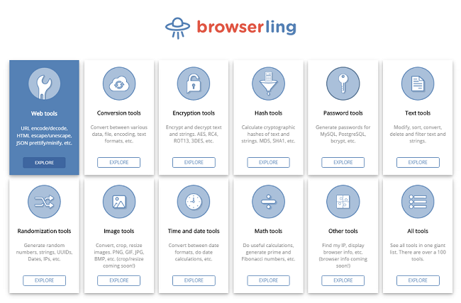 Browserling’s Web Developer Tools